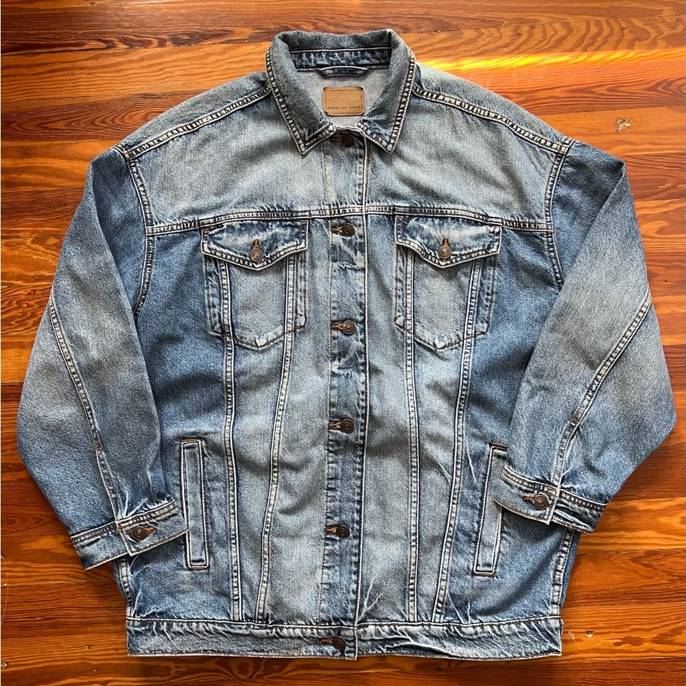 American Eagle oversized Jean jacket